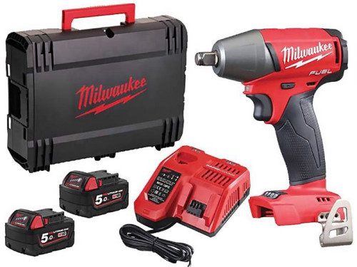 מפתח אימפקט 950NM למומנט גבוה + 2 סוללות 5AH מבית Milwaukee