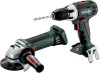 סט גופים מברגה + משחזת Metabo BS 18 LT + W 18 LTX 125 Quick