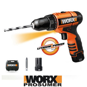 מברגה / מקדחה 12V דגם WX125.6 מבית WORX