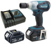 מפתח נטען D1/2 18V דגם DTW251 + סוללות 5AH מבית Makita