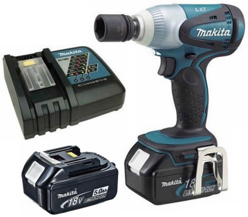 מפתח נטען D1/2 18V דגם DTW251 + סוללות 5AH מבית Makita