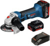 משחזת זווית 18V + שתי סוללות 5.0AH מבית BOSCH