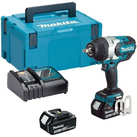 מפתח אימפקט D1/2 18V דגם DTW1002 כולל סוללות 5AH מבית Makita