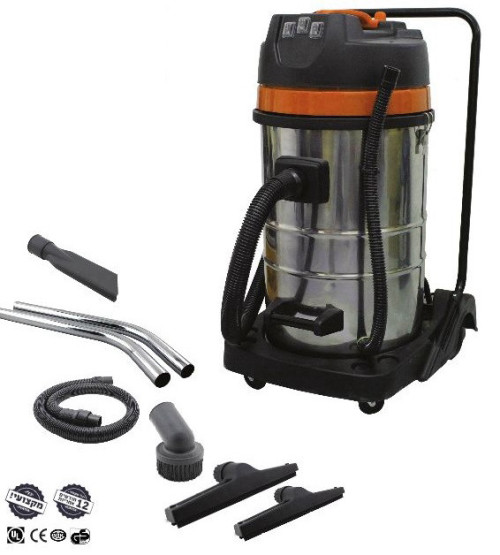 שואב אבק 3X1000W 80L רטוב/יבש מבית HUNTER