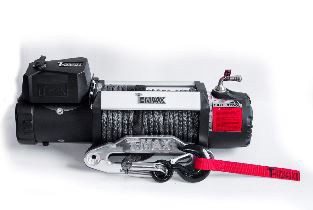 כננת משיכה 12V דגם X-POWER-9500 חבל סינטטי מבית T-MAX