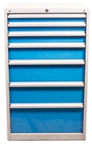 יחידת אחסון 7 מגירות 900X450X900 מ"מ