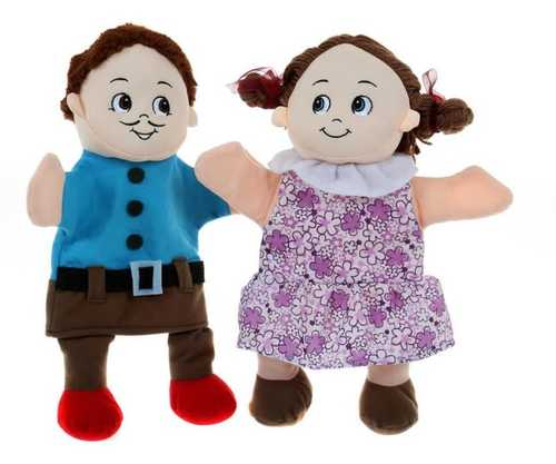 בובות כפפה אבא\אמא