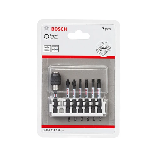 סט 7 חלקים ביטים ומוביל מקצועי Bosch