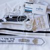 טלית צמר מהודרת מבית טליתניה - זהב שחור