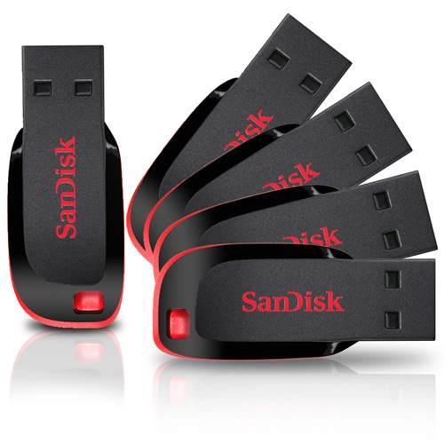 זכרון נייד SanDisk Cruzer Blade - בנפח 64GB