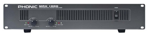 מגבר הספק מדגם Phonic Max 1000 