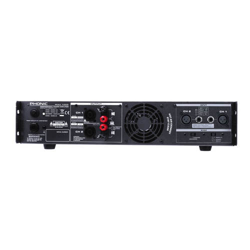 מגבר הספק מדגם Phonic Max 1000 