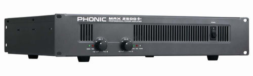 מגבר הספק מדגם Phonic Max 2500 Plus