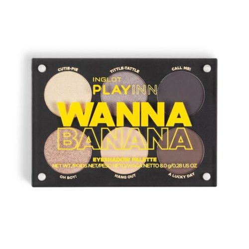 INGLOT PLAYINN Wanna Banana Eye Shadow Palette פלטה צלליות אינגלוט