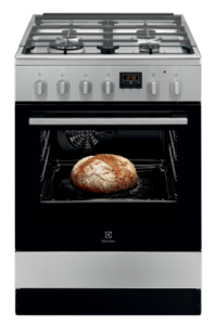 ‏תנור משולב כיריים Electrolux LKK620200W אלקטרולוקס