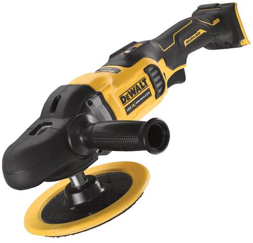 פולישר נטען DEWALT DCM849N 18V XR - גוף בלבד עם חוגת מהירות משתנה וציר M14 לליטוש צבע רכב
