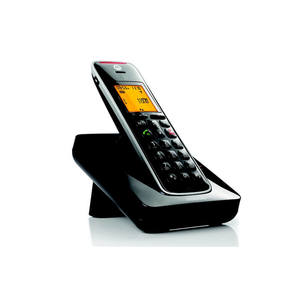 טלפון אלחוטי CD201BK MOTOROLA שחור