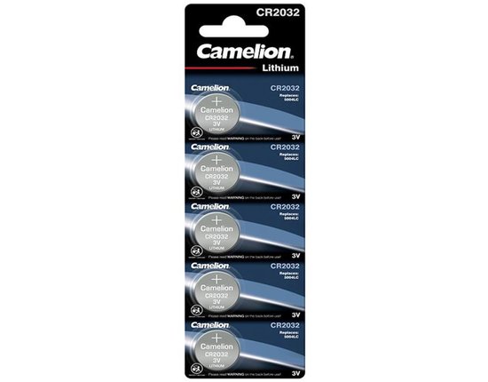 5 סוללות Camelion Lithium CR2032