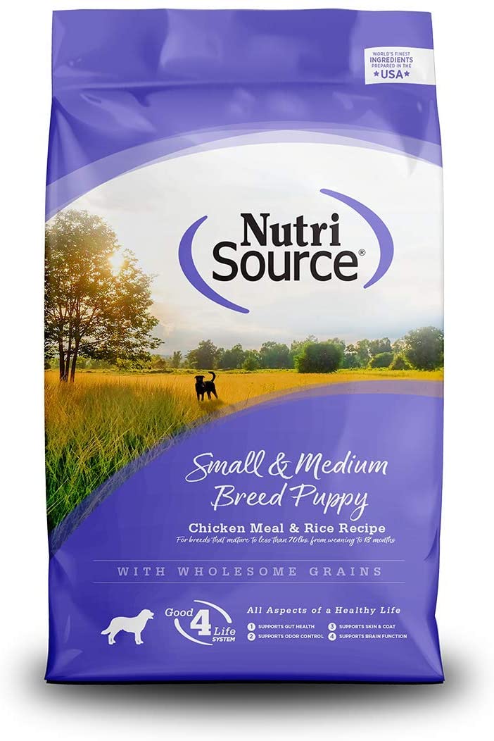נוטרי סורס Nutri Source מזון לגור גזע קטן ובינוני עוף 2.3 ק"ג