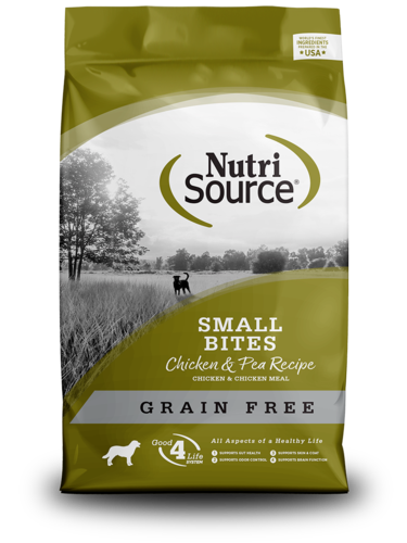 נוטרי סורס Nutri Source מזון לכלב בוגר גזע קטן ללא דגנים עוף 2.3 ק