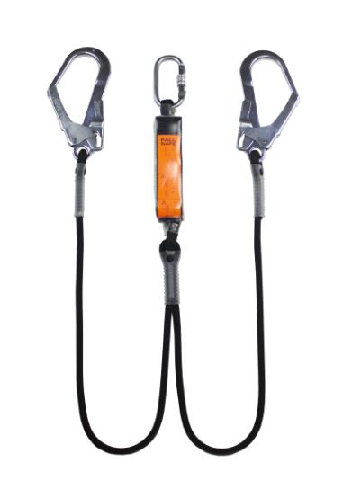 דו זרועי עם משכך (דאבל ליניארד) FS550-D עם הוק 110 מ"מ FALL SAFE