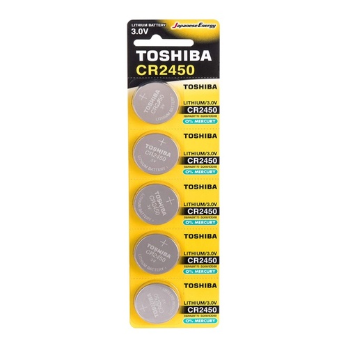 5 סוללות TOSHIBA CR2450