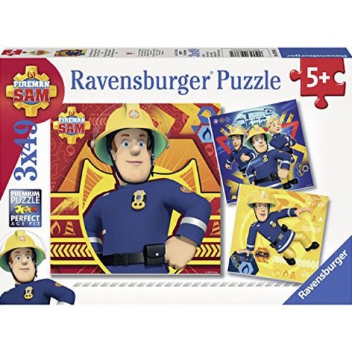 מארז 3 פאזלים 49 חלקים מבית Ravensburger – סמי הכבאי