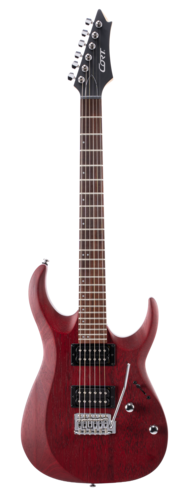 גיטרה חשמלית Cort X100 Open Pore Black Cherry H,H