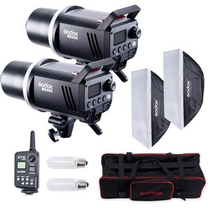 ערכת סטודיו Godox MS200-F Dual MS200 Studio Flashes Kit
