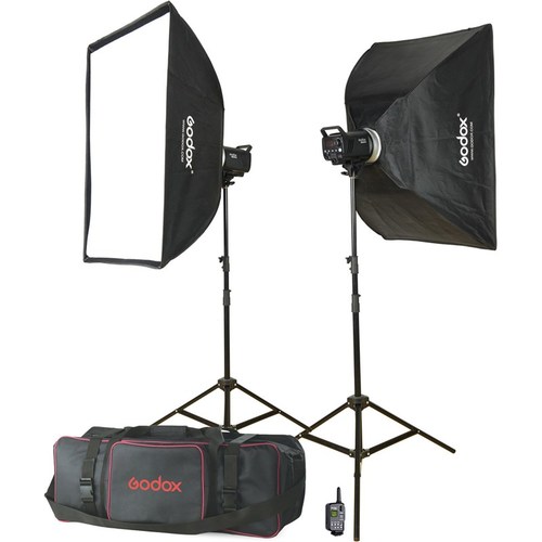 ערכת סטודיו Godox MS300-F Dual MS300 Studio Flashes Kit