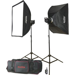 ערכת סטודיו Godox MS300-F Dual MS300 Studio Flashes Kit