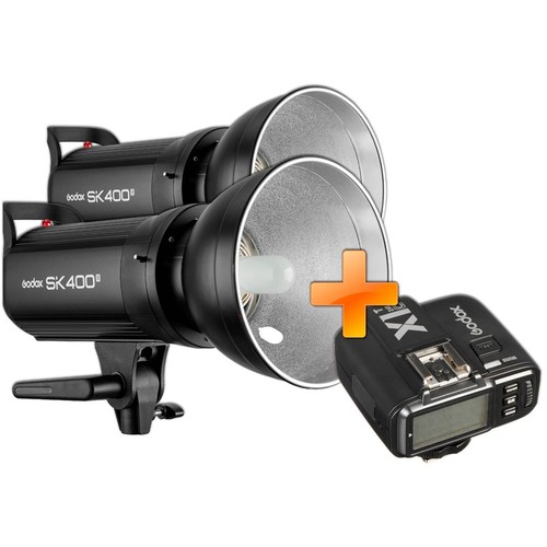ערכת סטודיו Godox Sk400 Ii Double Kit + X1t