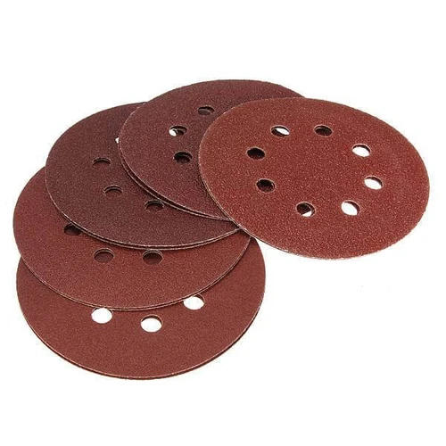 10 יחידות נייר לטש נצמד עם חורים למלטשת 