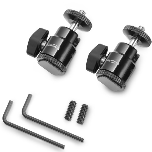 זוג ראשים כדורים עם COLD SHOE מדגם SmallRig 2059