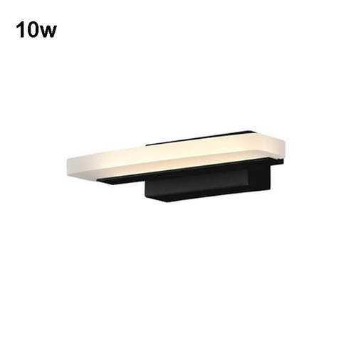 קיר אקריל מאורך טמפה 10W לבן / שחור CCT