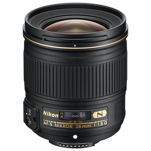 עדשה קבועה רחבת זווית - Nikon AF-S NIKKOR 28mm f/1.8G