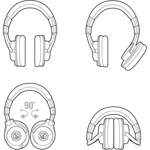 אוזניות מוניטור Audio-Technica ATH-M40x