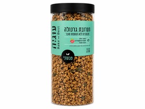 תערובת גרנולה טבעונית ללא תוספת סוכר - עוגיה
