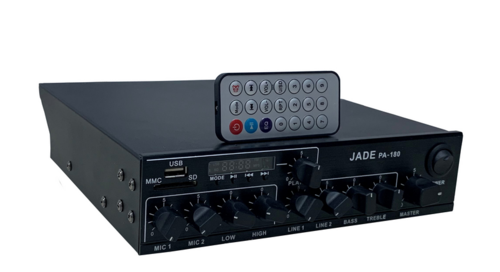 מגבר הספק קומפקטי מבית JADE דגם PA-180