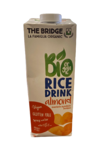 משקה אורז שקדים אורגני the brige