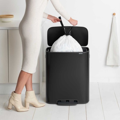 פח פדל 60 ליטר, שחור מט Bo ברבניטה | Brabantia