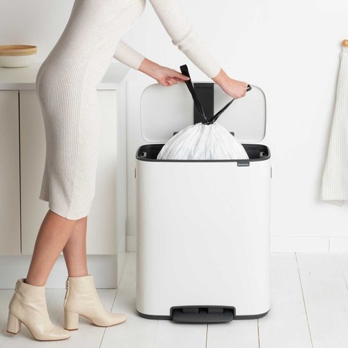 פח פדל 60 ליטר, לבן BO ברבניטה | Brabantia