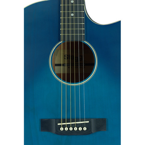 גיטרה אקוסטית מוגברת Stagg SA35 DSCE-TB
