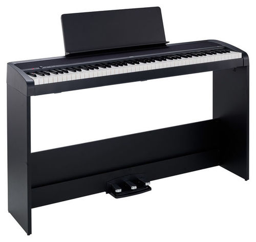 פסנתר חשמלי KORG (שחור) עם סטנד מעץ KORG B2SP BK