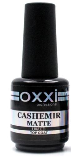 OXXI Professional לק ג'ל טופ מט CASHEMIR MATTE TOP COAT 15ml 