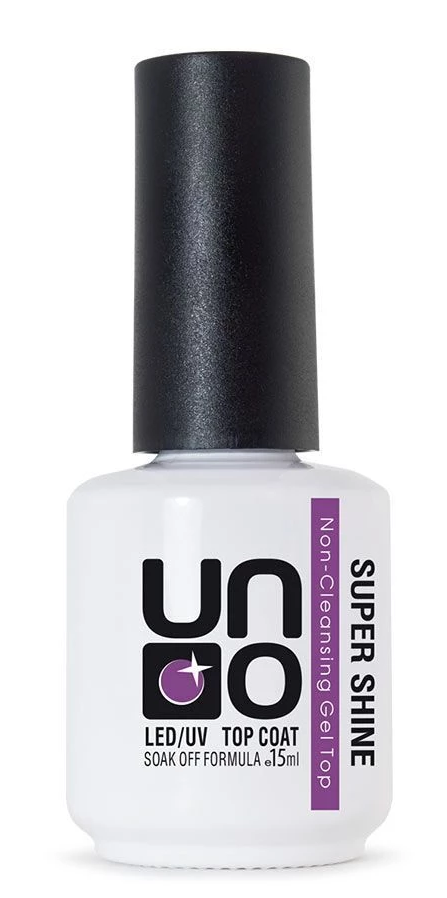 UNO “SUPER SHINE” TOP COAT, 15ML לק ג