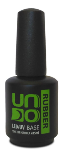 UNO RUBBER BASE COAT, 15ML לק ג'ל אונו שכבת ראבר בייס 
