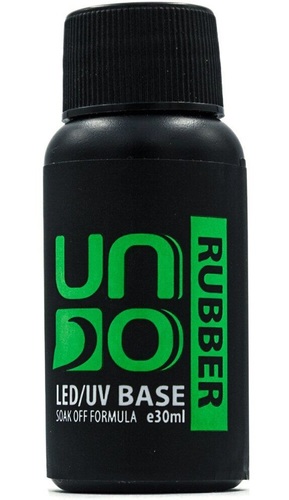 UNO RUBBER BASE COAT, 30ML לק ג'ל אונו שכבת ראבר בייס 
