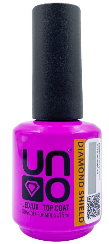 UNO “DIAMOND SHILD” TOP COAT, 15ML לק ג