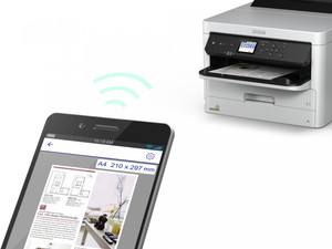 מדפסת ‏הזרקת דיו משולבת Epson WorkForce Pro WF-C5290DW